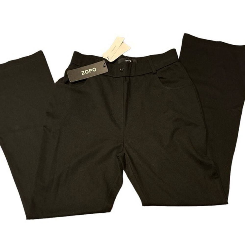 Zopo Women's Yoga Dress Pants Wide Leg High Waisted Casual Pants - Small